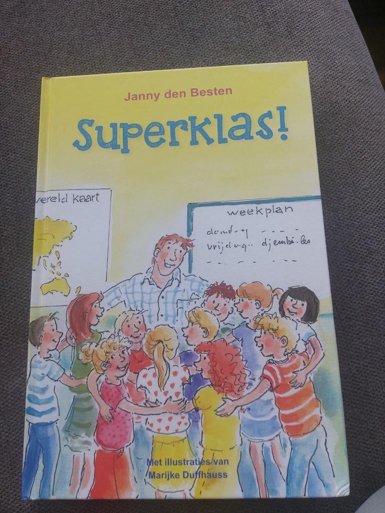 Superklas! - Janny den Besten (Kinderboek), Ophalen of Verzenden, Zo goed als nieuw, Janny den Besten, Fictie algemeen