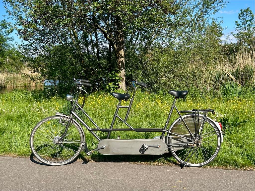 Vintage Gazelle tandem - Versnelling zit vast, 55 cm of meer, Ophalen, Gebruikt, Minder dan 10 versnellingen