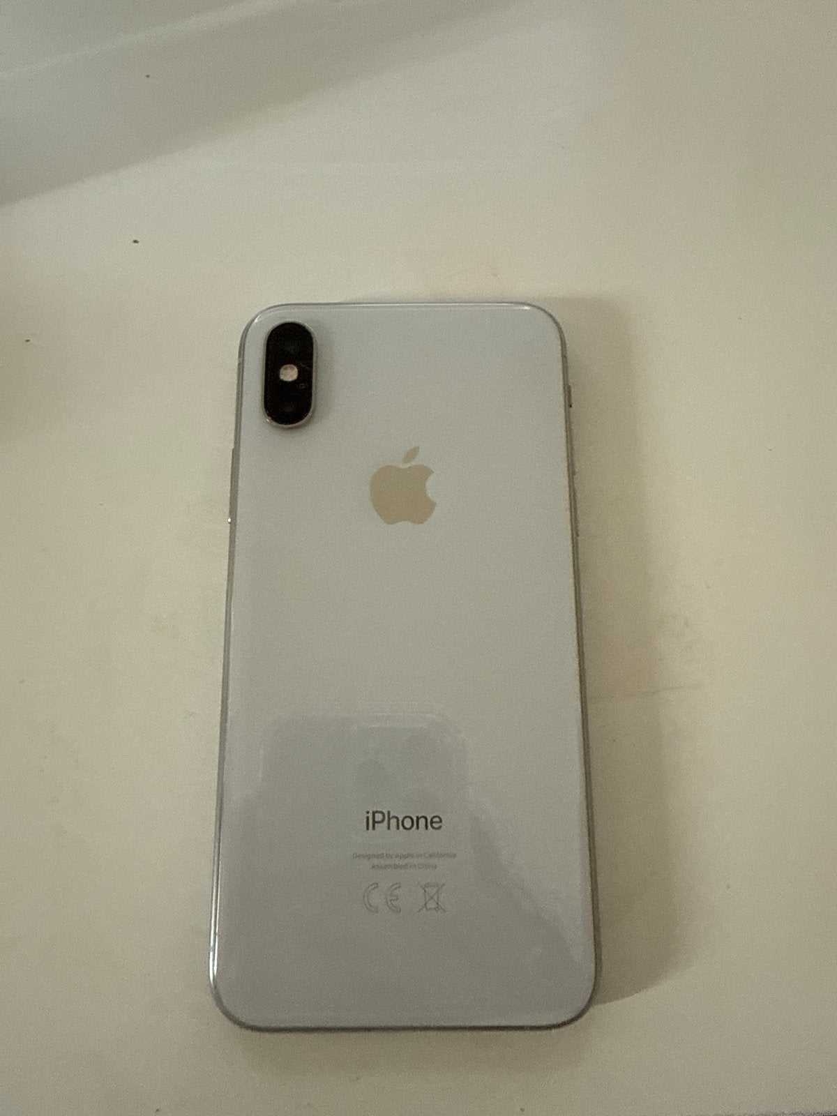 Goed werkende iPhone X, Telecommunicatie, Mobiele telefoons | Apple iPhone, Ophalen, Gebruikt, Wit, IPhone X