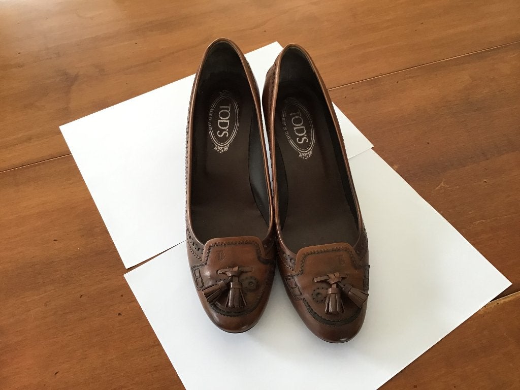 Prachtige Tod’s pumps, Ophalen, Pumps, Bruin, Zo goed als nieuw