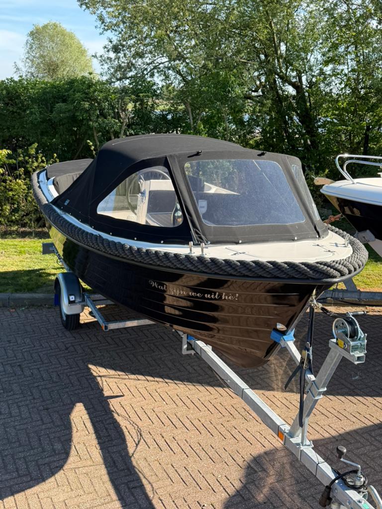 Corsiva 570 classic suzuki 15pk 4 takt nette occasion, Watersport en Boten, Sloepen, Ophalen, Corsiva, Elektrische start