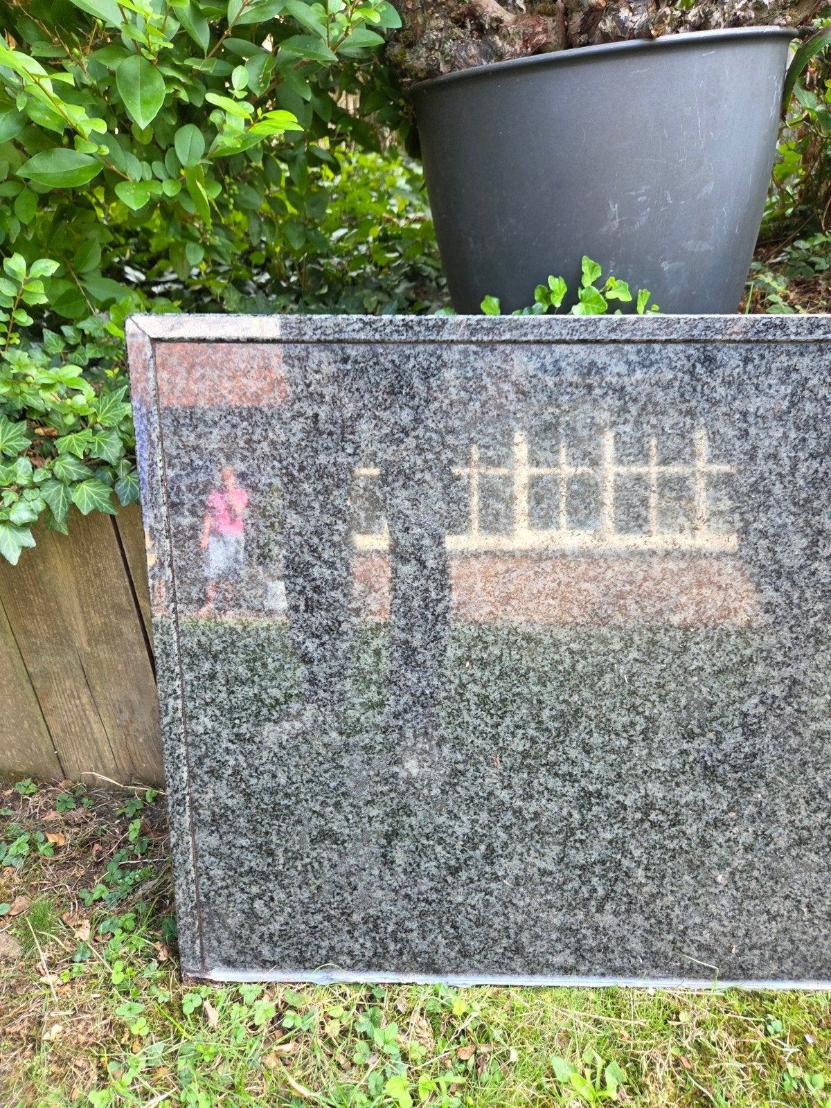 Granieten keukenblad Pearl Black 213 x 60 cm, Huis en Inrichting, Keuken | Keukenelementen, Ophalen, Gebruikt, 50 tot 75 cm, 200 cm of meer