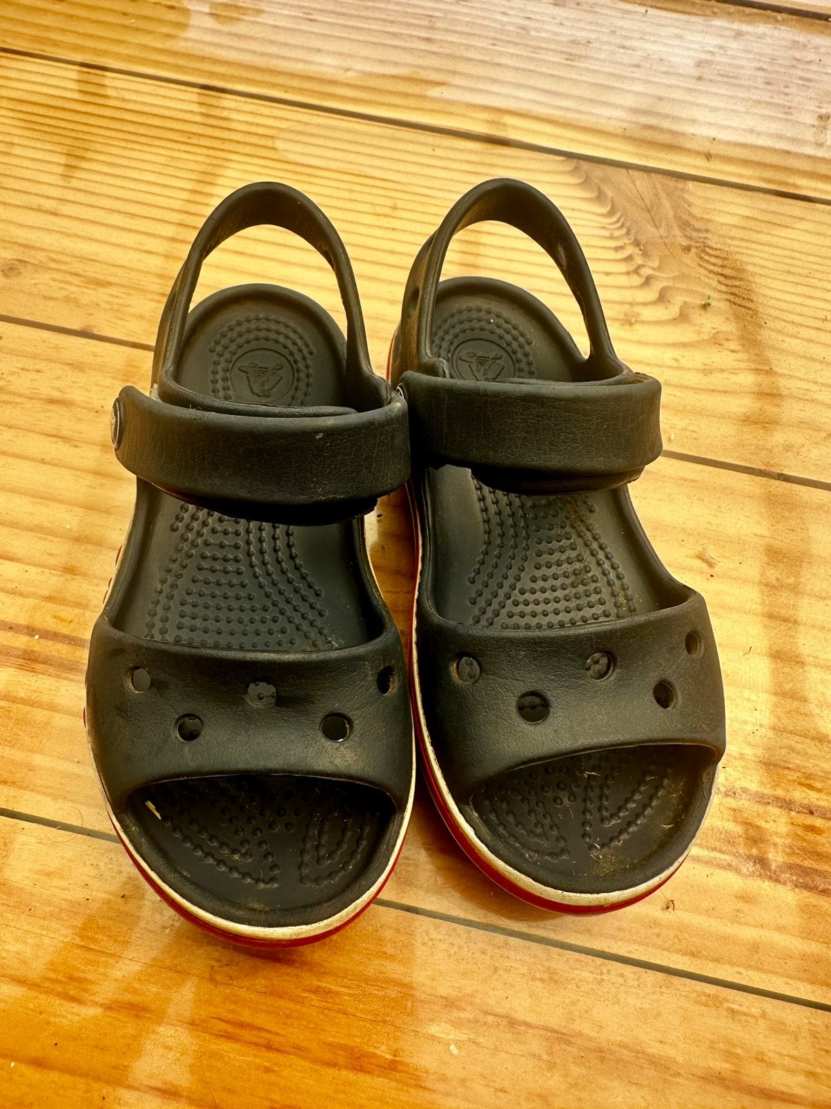 Crocs sandalen c9 maat 25 26, Ophalen of Verzenden, Zo goed als nieuw, Meisje, Overige typen