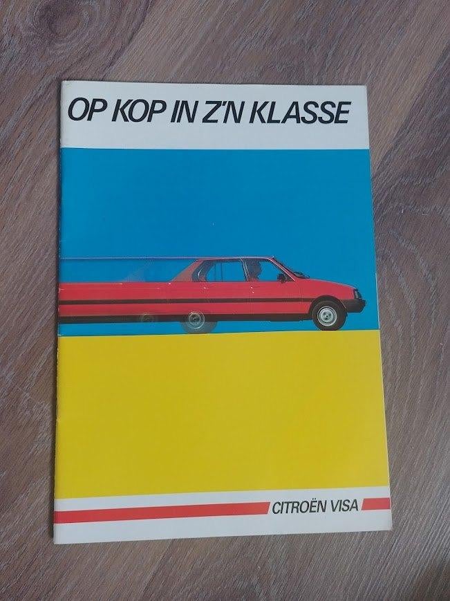 Citroën Visa autofolder 1984, Ophalen of Verzenden, Nieuw, Citroën