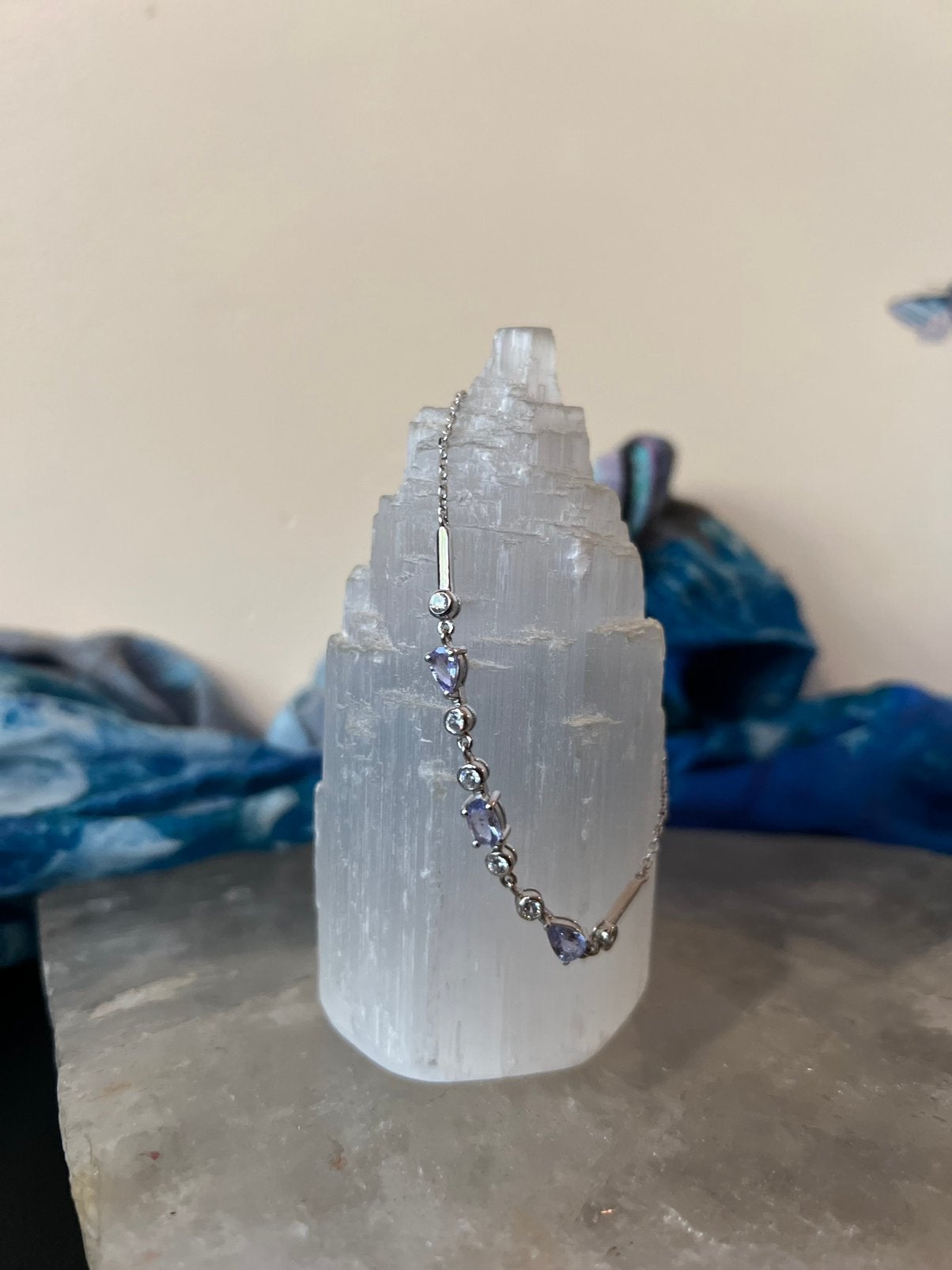 Tanzaniet zilver geluk beschermt aura straling intuïtie SALE, Sieraden, Tassen en Uiterlijk, Ringen, Blauw, Nieuw, Ophalen of Verzenden