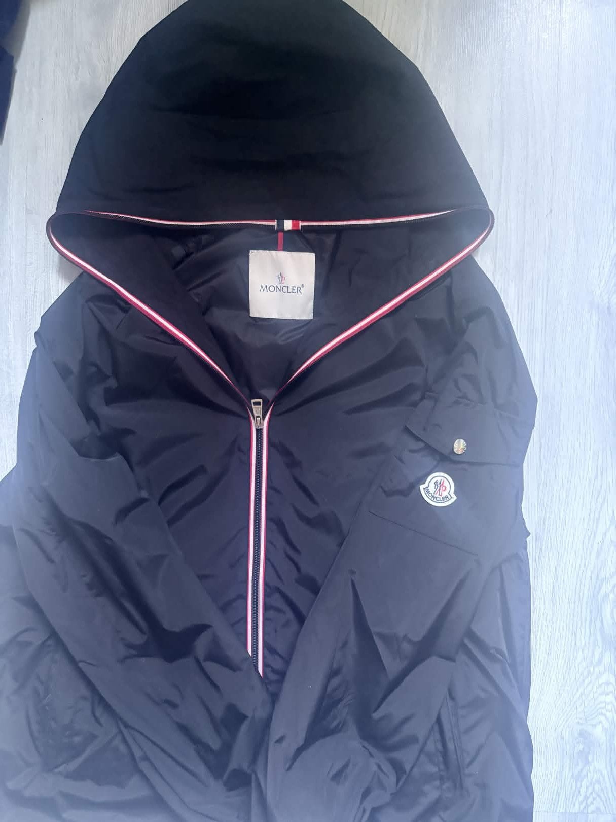 Moncler jas, Ophalen of Verzenden, Maat 46/48 (XL) of groter, Zwart