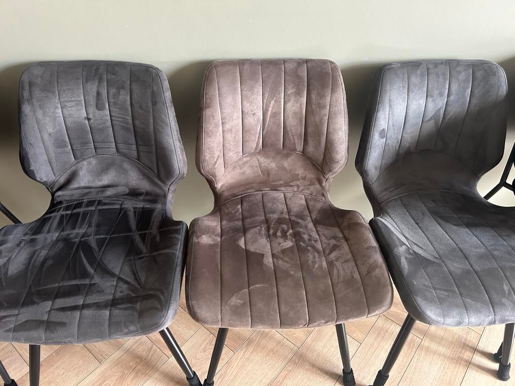 Eetkamerstoelen, Huis en Inrichting, Stoelen, Ophalen, Gebruikt, Vijf, Zes of meer stoelen, Stof