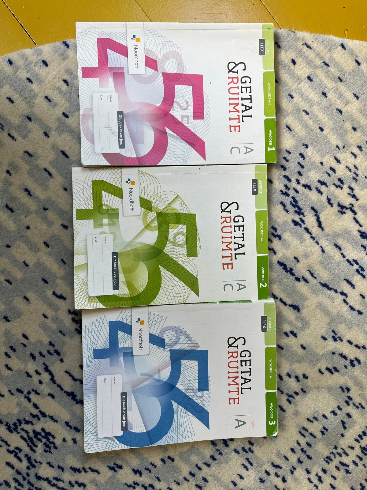 Wiskunde a/c VWO deel 1 t/m 3 - Getal & Ruimte, Boeken, Ophalen of Verzenden, Gelezen, VWO, Wiskunde A