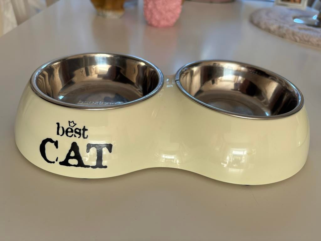 Drink/voerbak katten, Dieren en Toebehoren, Ophalen of Verzenden, Gebruikt