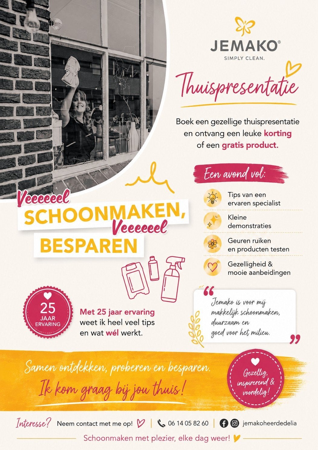 jemako schoonmaakadvies en bestellingen., Huis en Inrichting, Schoonmaakartikelen, Ophalen of Verzenden