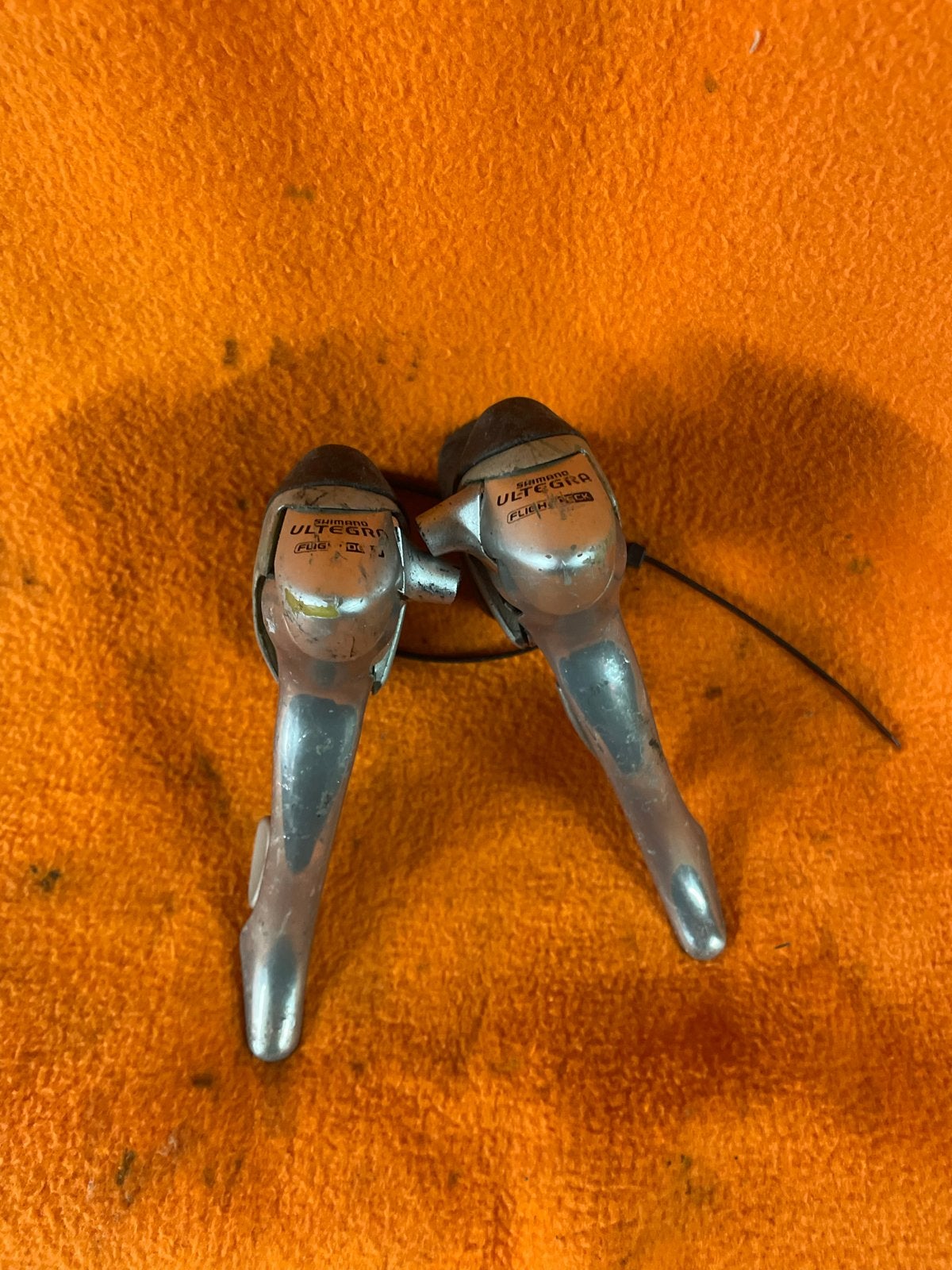 Shimano Ultegra ST-6501 Shifters (Gebruikt), Fietsen en Brommers, Gebruikt, Verzenden, Overige typen, Aluminium