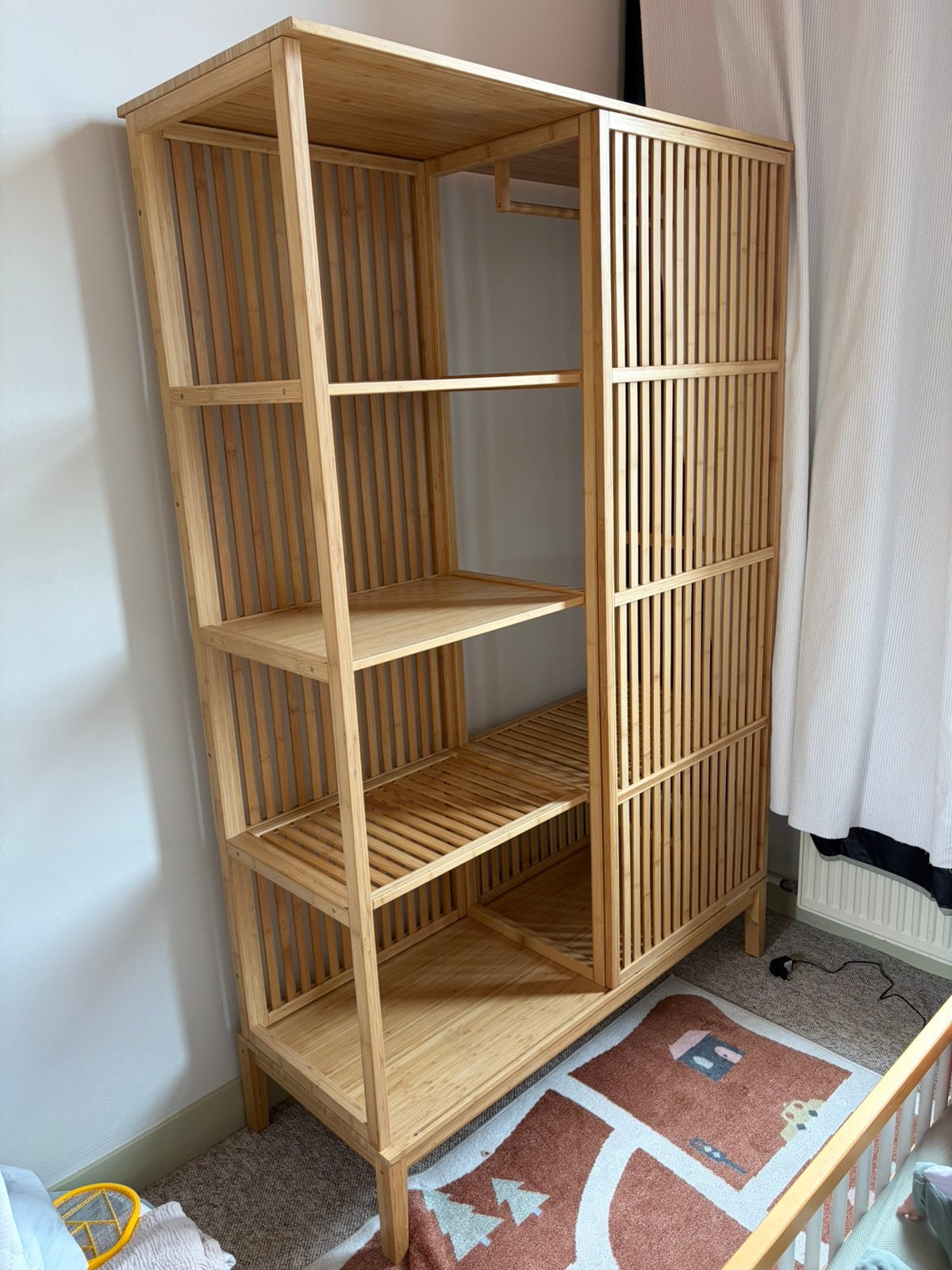 bamboe kledingkast Nordkisa ikea, Ophalen, Overige materialen, Gebruikt, 100 tot 150 cm