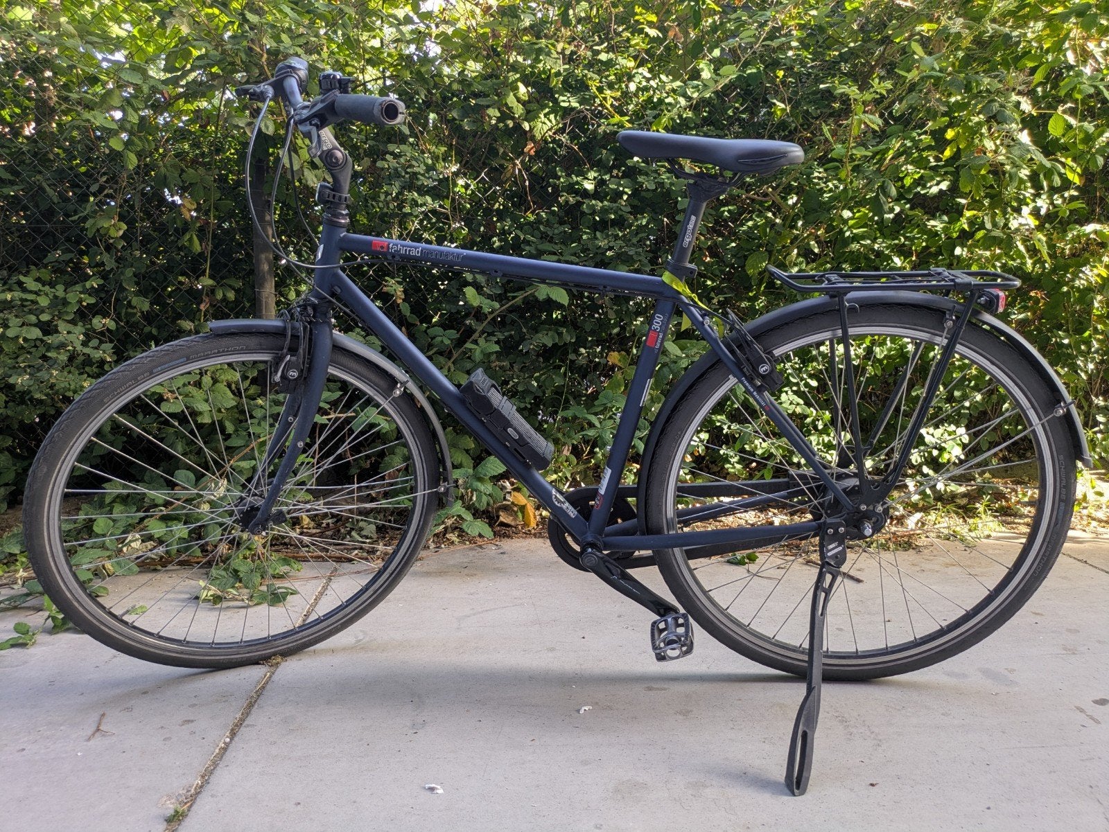 VSF Fahrradmanufaktur T300 stadsfiets met Abus slot, Ophalen, Gebruikt, Overige merken