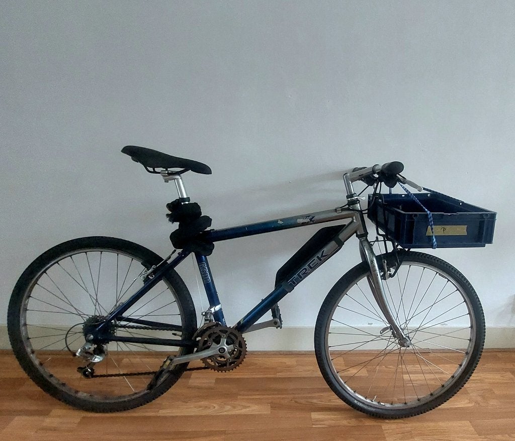Trek MTB fiets | 26 inch, 7 versnellingen, Aluminium frame, Ophalen, Gebruikt, Velgrem, 45 tot 49 cm