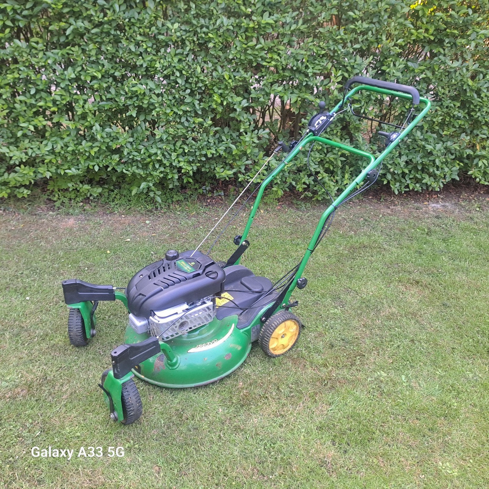 John deere grasmaaier  js63vc, Ophalen, Gebruikt