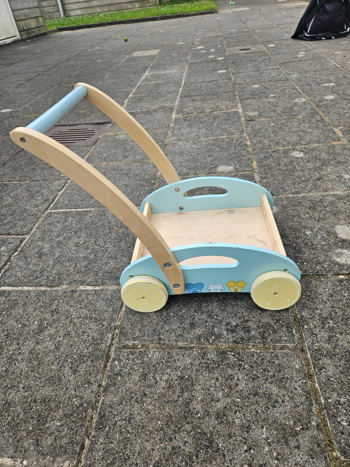 Woezel en Pip Woezel en Pip Baby Blokkenkar, Ophalen, Gebruikt, Duw- of Trekspeelgoed
