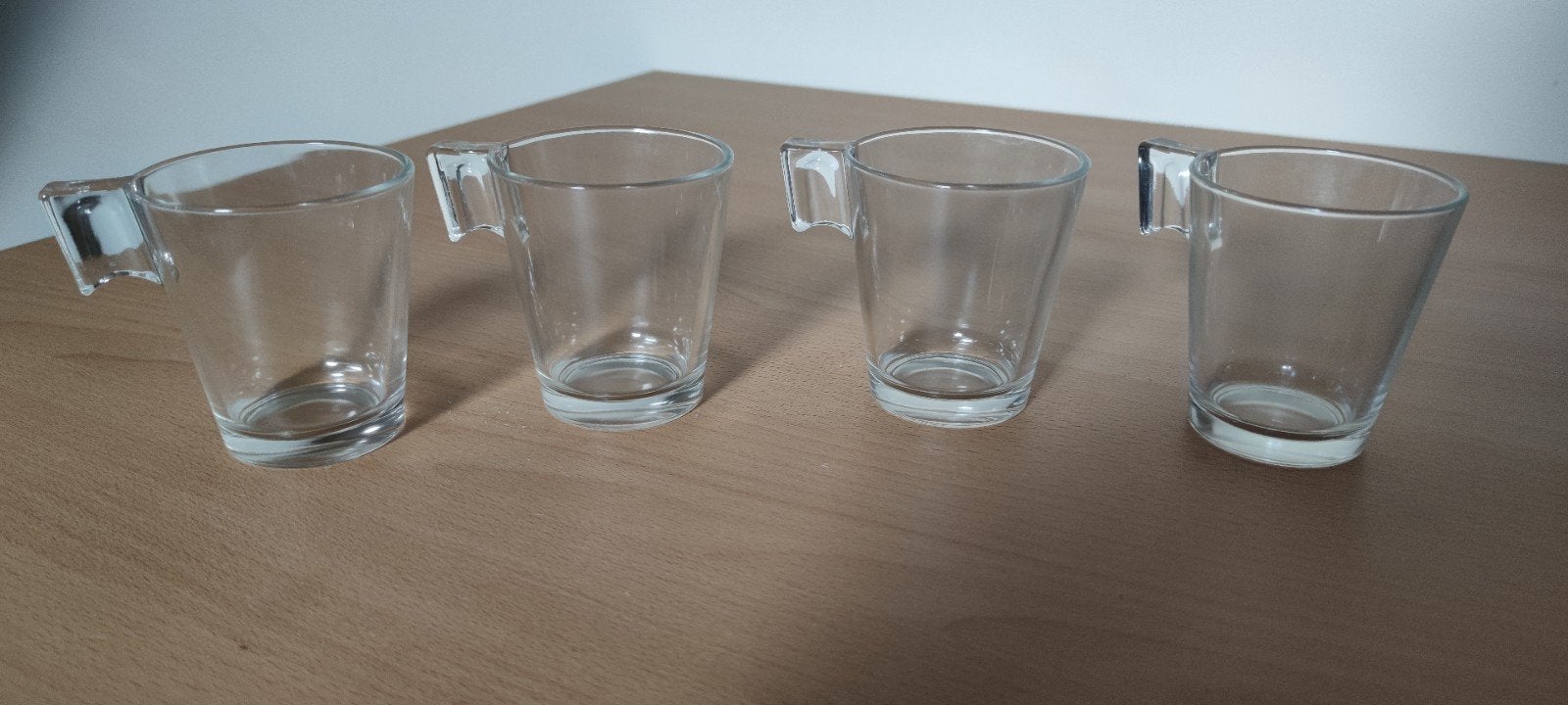 Arcoroc glazen kopjes - set van 4 (totaal beschikbaar 20), Huis en Inrichting, Keuken | Servies, Ophalen, Glas of Glazen, Nieuw