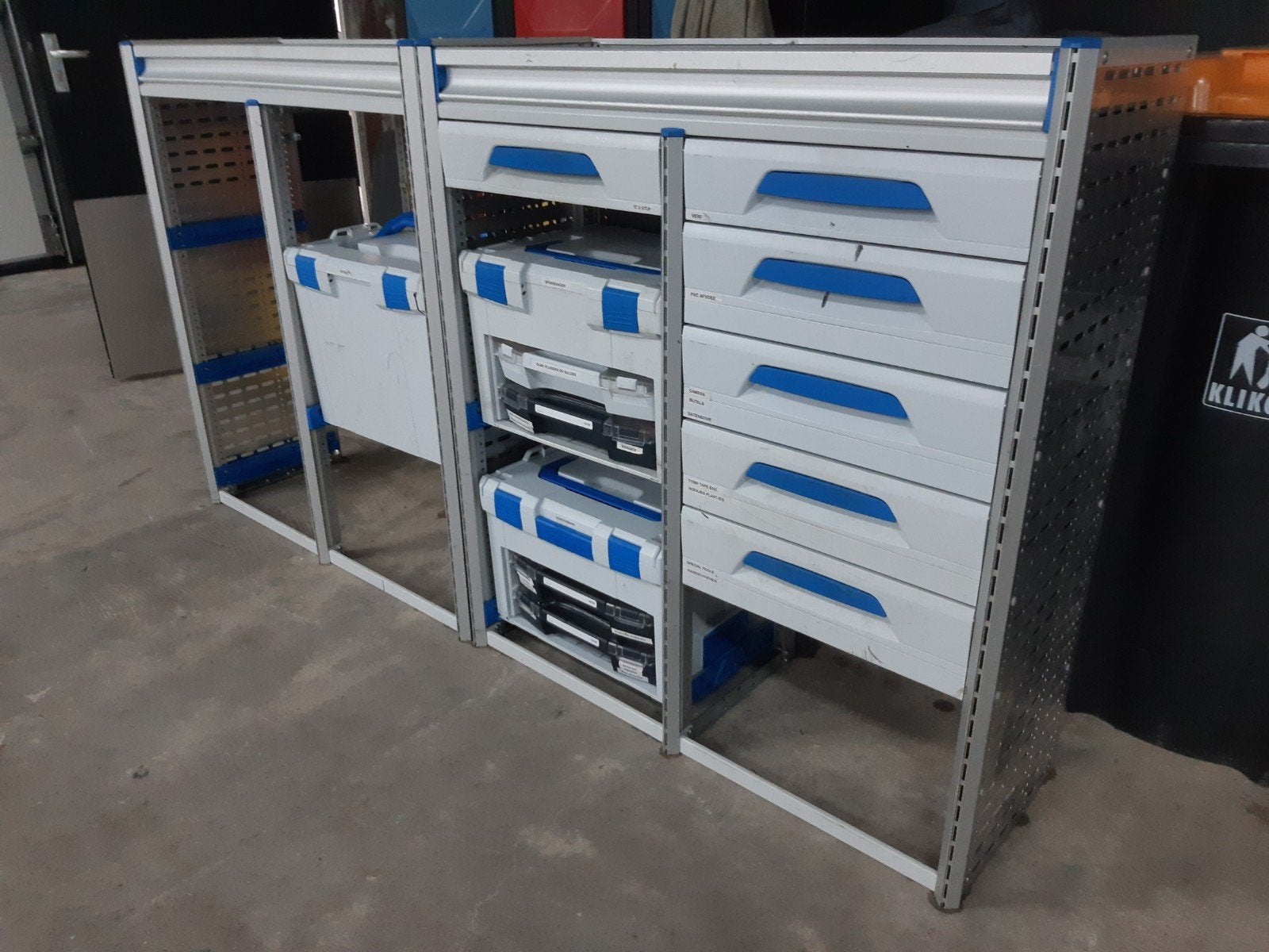 Sortimo bedrijfswagen inrichting kast stelling, Auto diversen, Auto-accessoires, Ophalen, Info@tommysmit.nl, Gebruikt, 7008AR