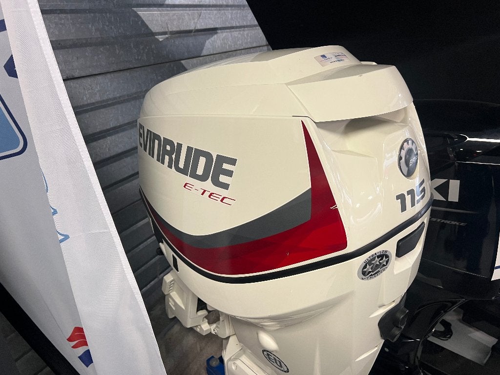 Evinrude 115pk E-TEC buitenboordmotor 2017, Ophalen, Gebruikt, Met afstandsbediening, 30 pk of meer