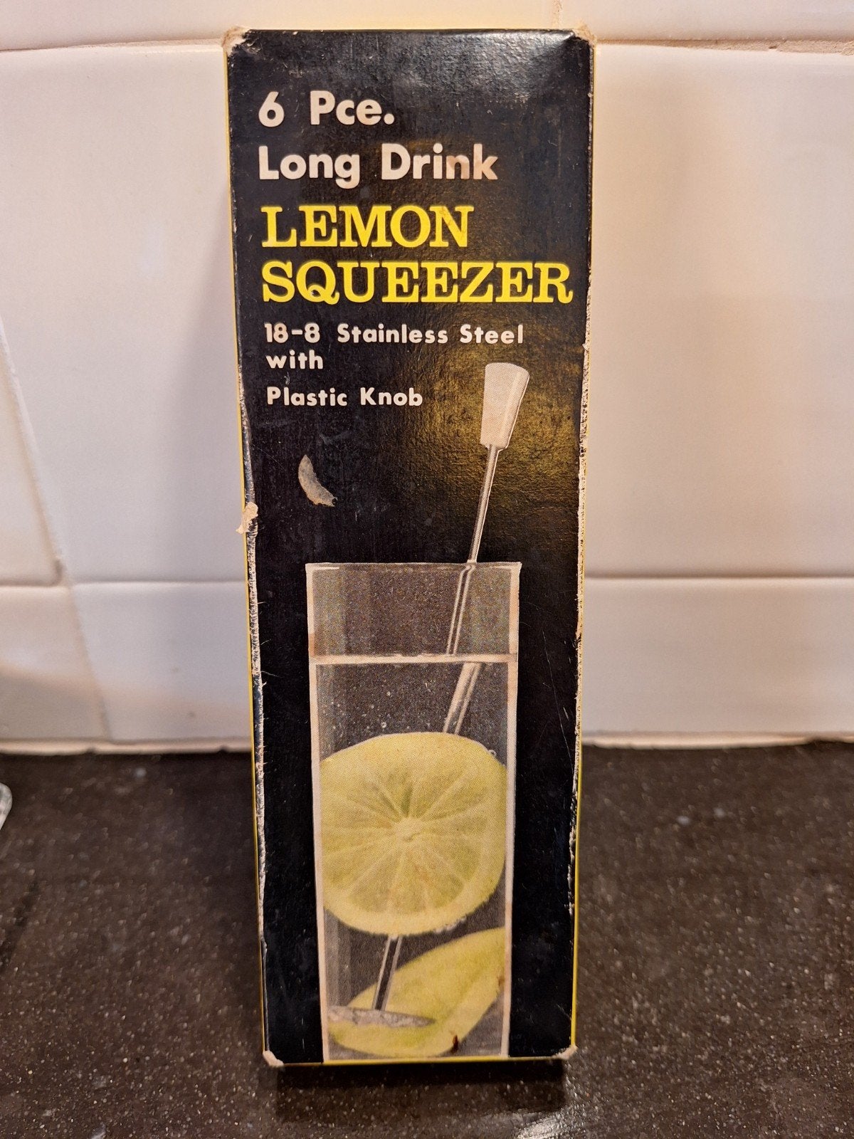 Vintage RVS Long Drink cocktailstampers., Ophalen of Verzenden