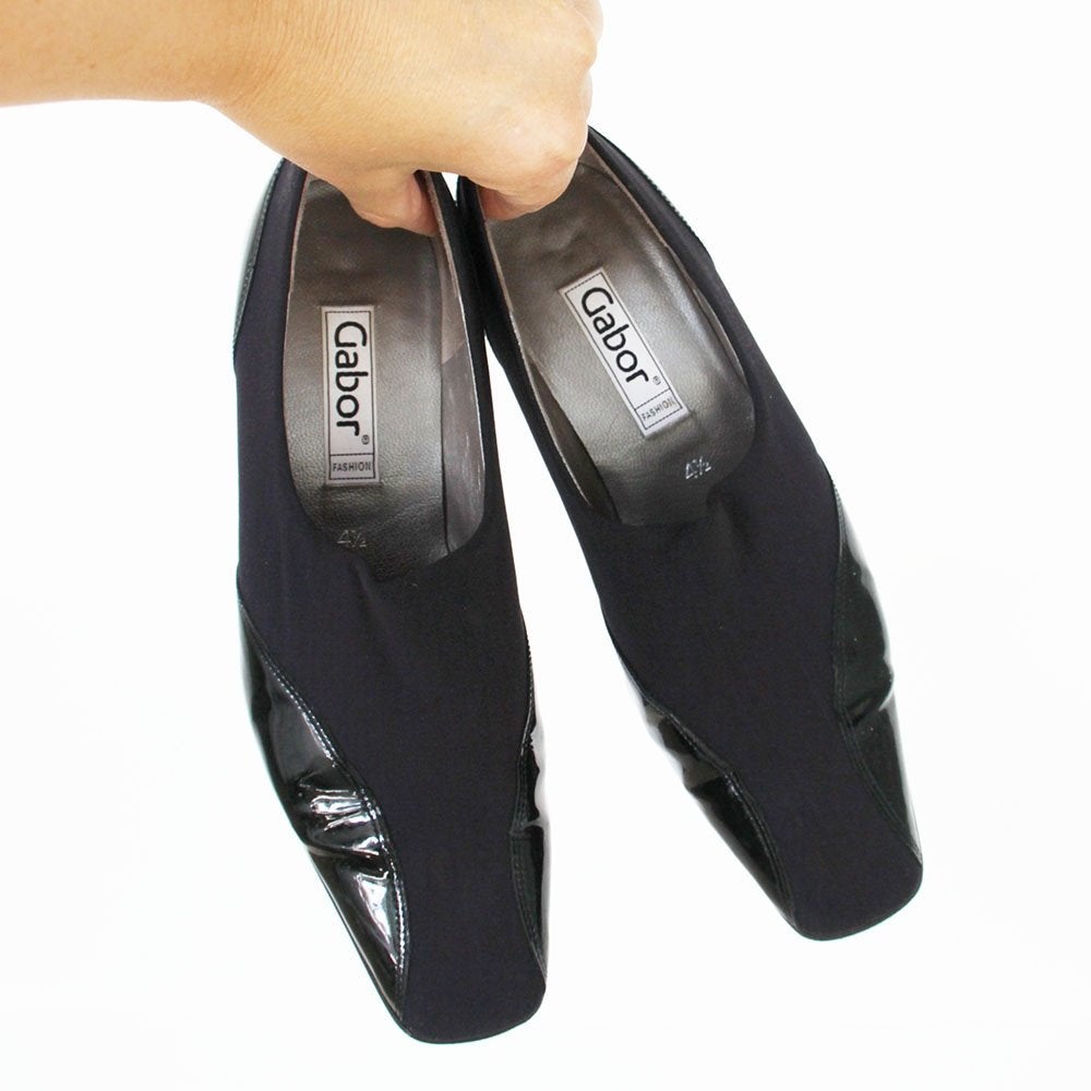 Schitterende Gabor Fashion Pumps - s5 (Maat 4½/37½) € 45,-, Pumps, Zwart, Ophalen of Verzenden, Zo goed als nieuw