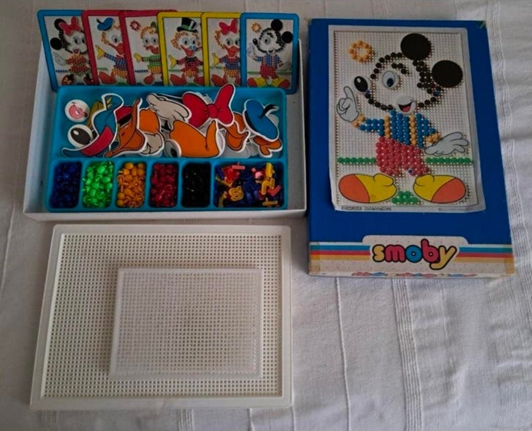 mozaik bord met Disney figuren, Ophalen