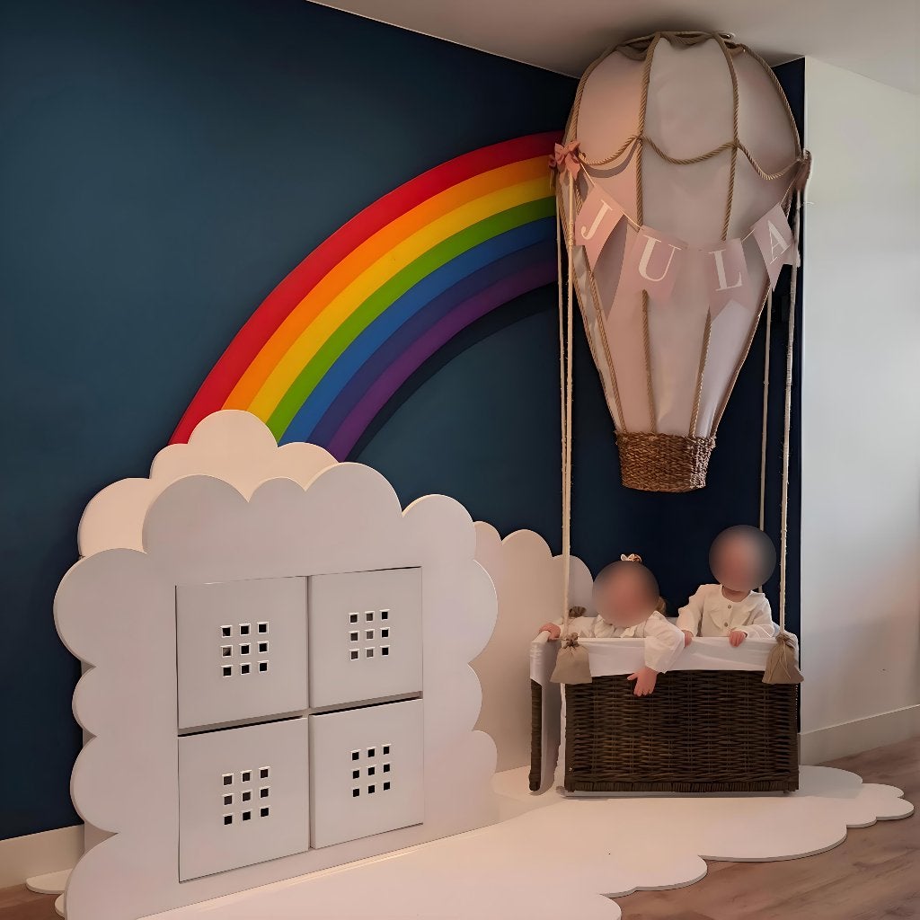 Luchtballon, Kinderfeestje, Verjaardag, Kinderkamer,, Kinderen en Baby's, Ophalen, Zo goed als nieuw, Losse elementen, Wanddecoratie