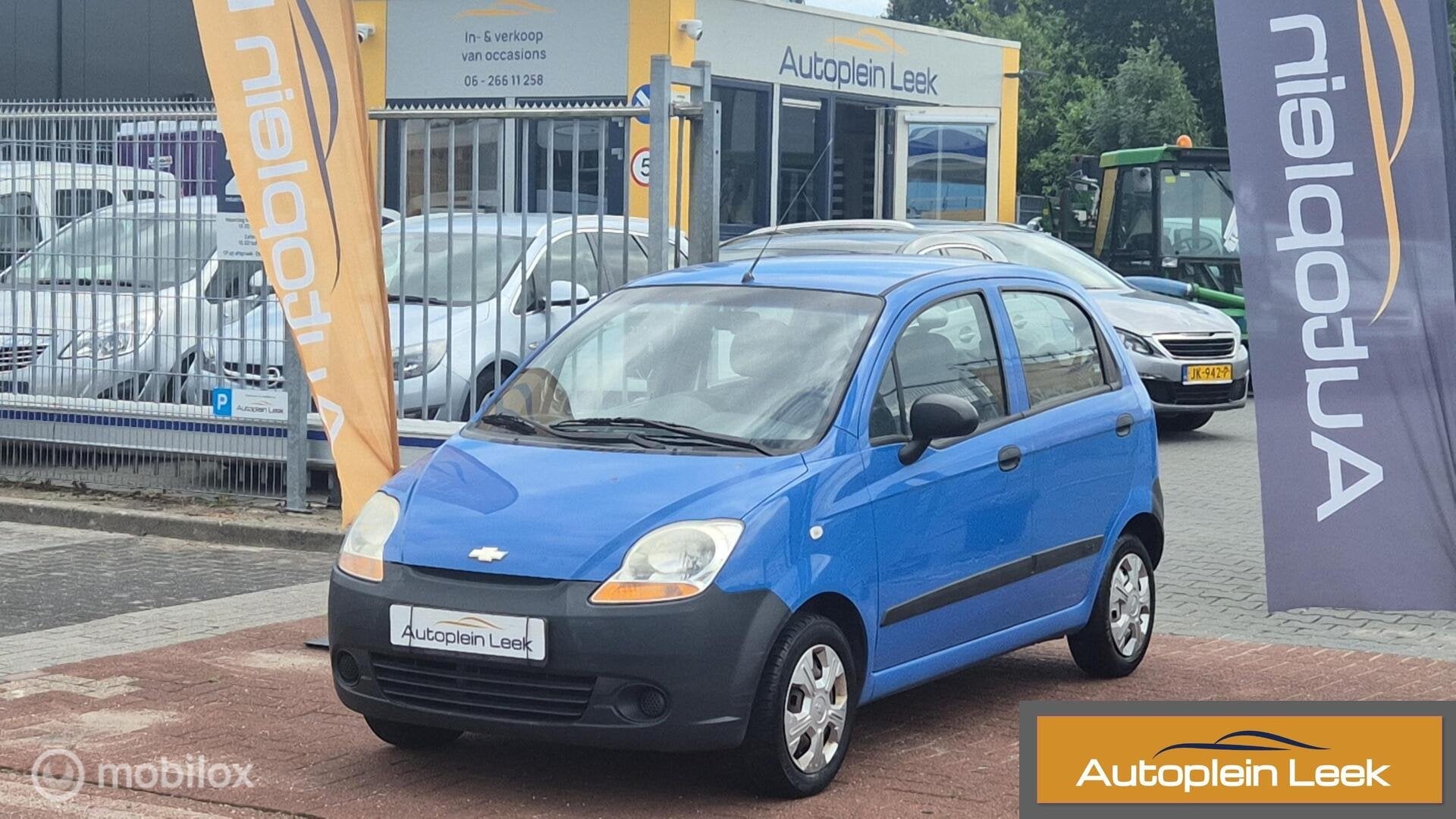 Chevrolet Matiz 0.8 Pure APK 13-04-2027, Auto's, Chevrolet, Voorwielaandrijving, Gebruikt, Blauw, Origineel Nederlands