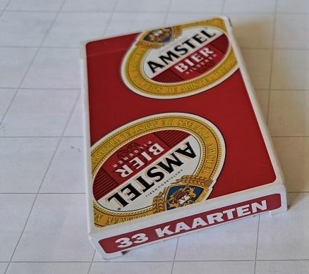 Amstel Bier Pilsener Speelkaarten 33 st., Ophalen of Verzenden, Zo goed als nieuw, Overige typen, Amstel