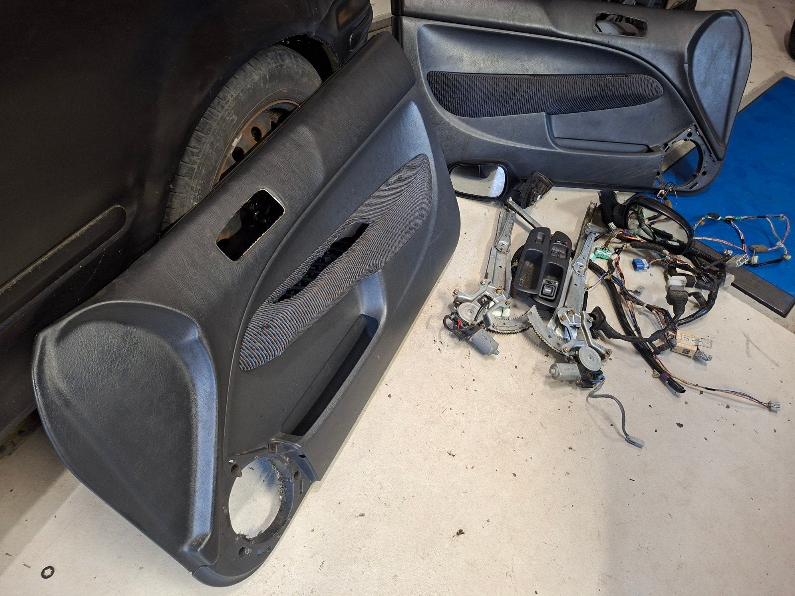Civic Ek / Ej9 complete set elektrische ramen / spiegels, Auto-onderdelen, Ophalen, Gebruikt, Honda