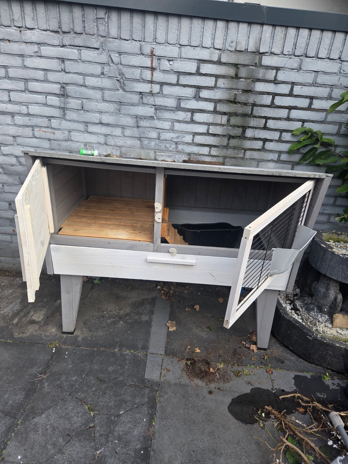mooi konijnenhok te koop, binnen en buitenhok, Dieren en Toebehoren, Ophalen, 110 cm of meer, 60 tot 90 cm, Cavia