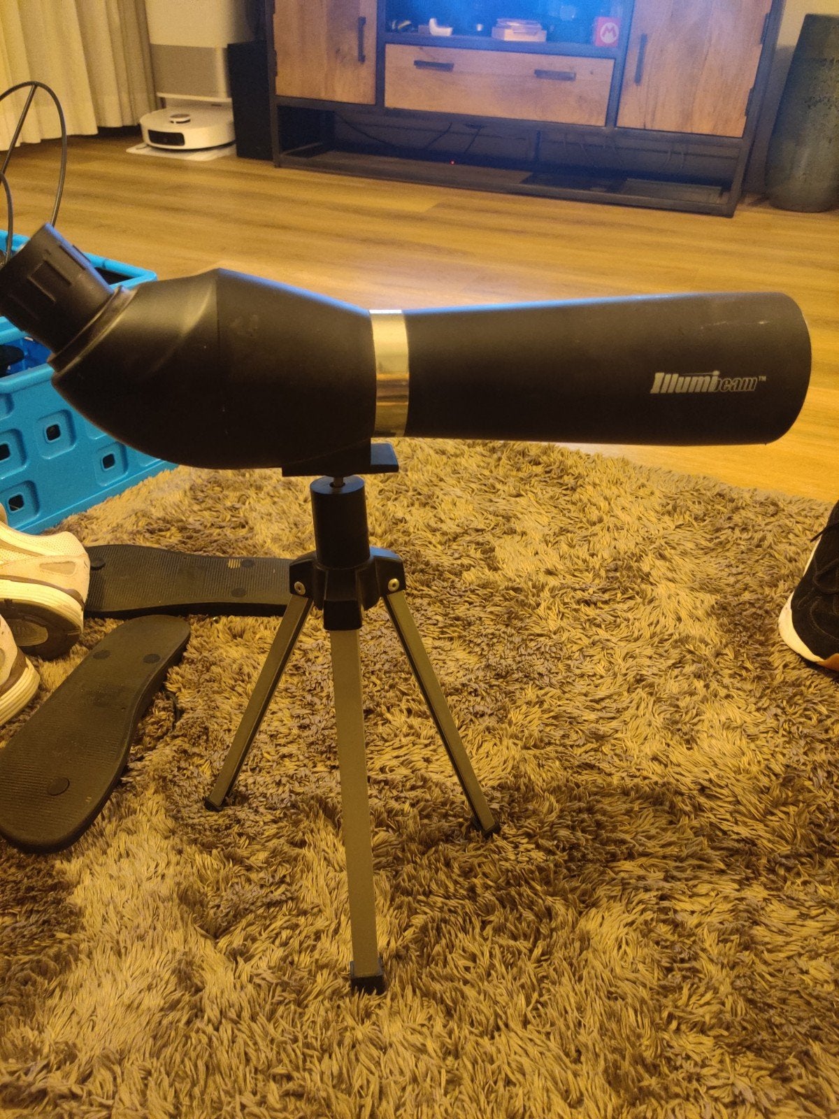 Illumibeam telescoop met statief, Ophalen, Gebruikt, Lenzentelescoop (refractor), Met statief