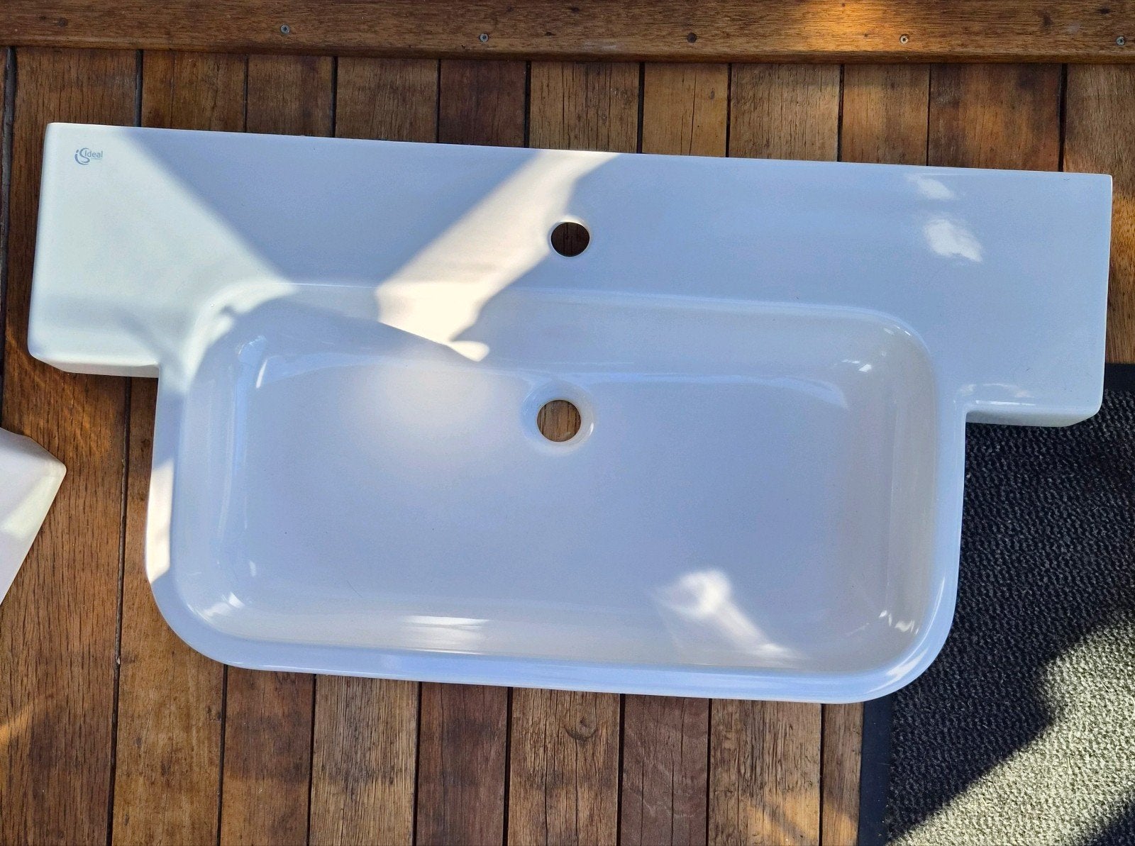 Ideal Standard Wastafel 100x50 cm met Keramische Sifonkap –, Ophalen, Zo goed als nieuw