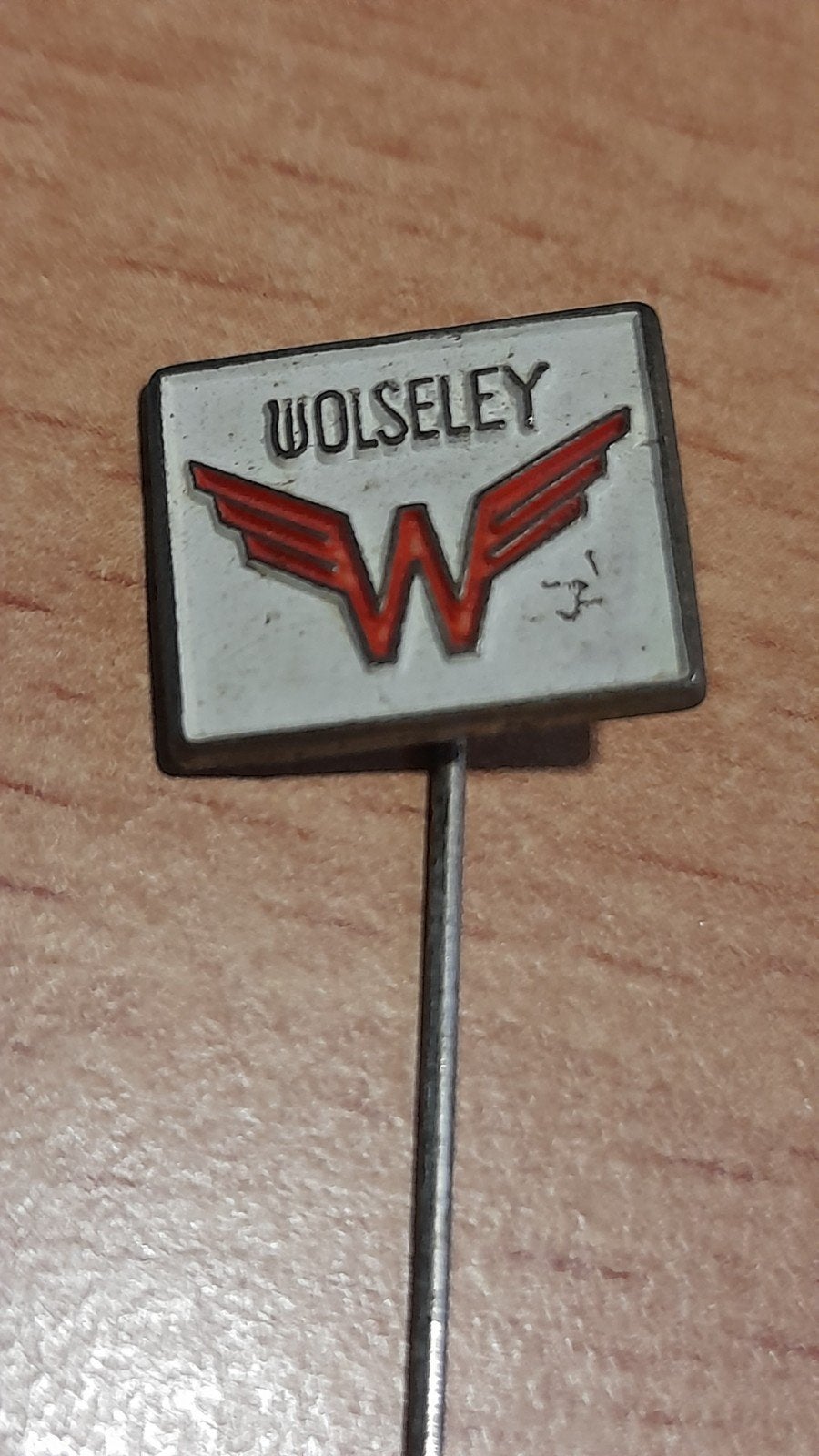 Wolseley Speldje - Vintage Auto-Embleem, Verzenden, Gebruikt, Auto's