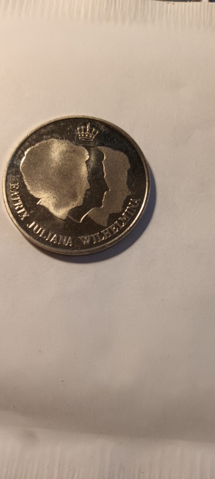 Zilveren munt Koningin Juliana en Wilhelmina, Zilver, Koningin Wilhelmina, Losse munt, Overige waardes