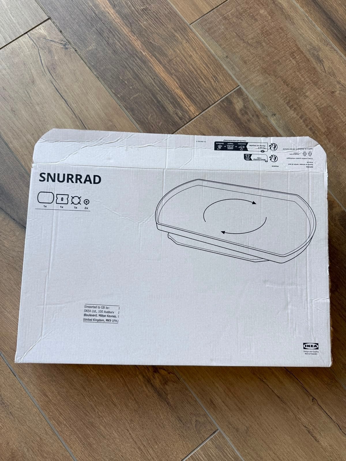 IKEA SNURRAD Draaiplateau - Nieuw in doos, Ophalen, Overige typen, IKEA, Kunststof