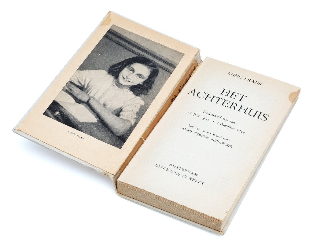 Anne Frank – Het Achterhuis – Eerste druk (1947), Gelezen, Ophalen of Verzenden, Nederland, Anne Frank