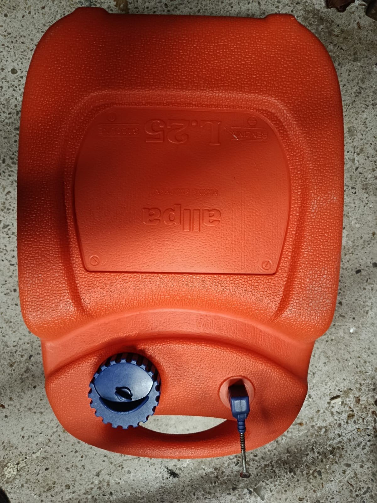 Alpa 25 liter brandstoftank voor de boot, Watersport en Boten, Ophalen, Gebruikt, Motor en Techniek