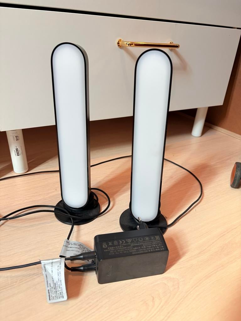Philips Hue Play Lightbar - Twee Stuks, Led-lamp, Gebruikt, Minder dan 30 watt, Overige fittingen