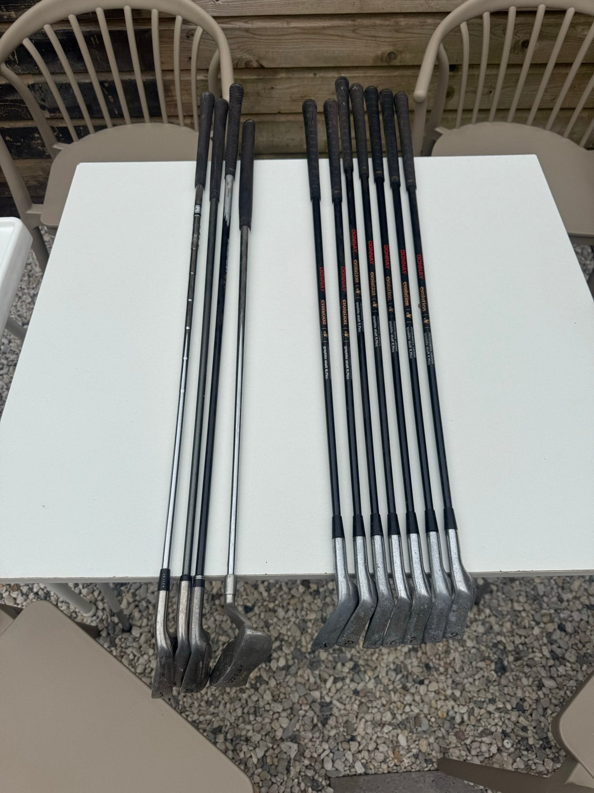 Donnay golfclubs set met putter en extra clubs, Ophalen, Gebruikt, Set, Overige merken
