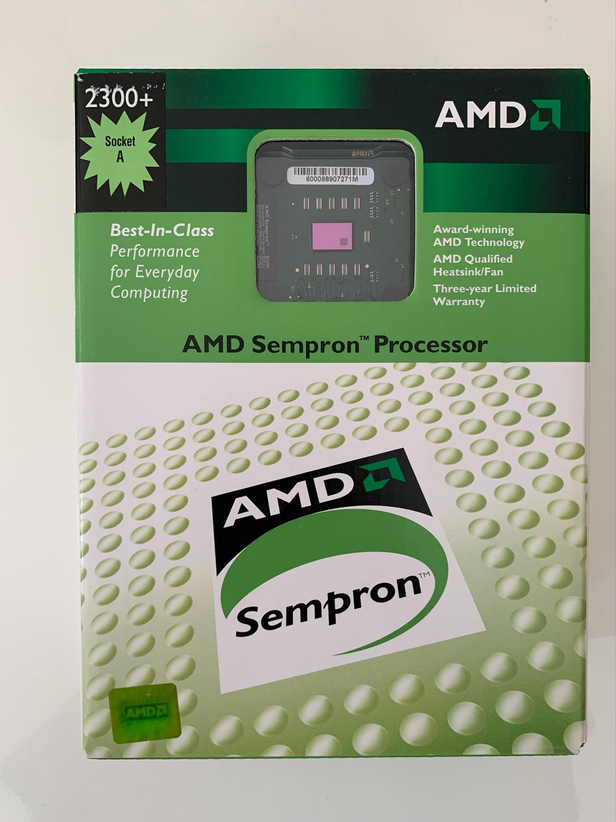 NIEUW AMD Sempron 2300+ 1,58GHz Socket A processor met koele, Ophalen of Verzenden, Nieuw, Minder dan 2 Ghz