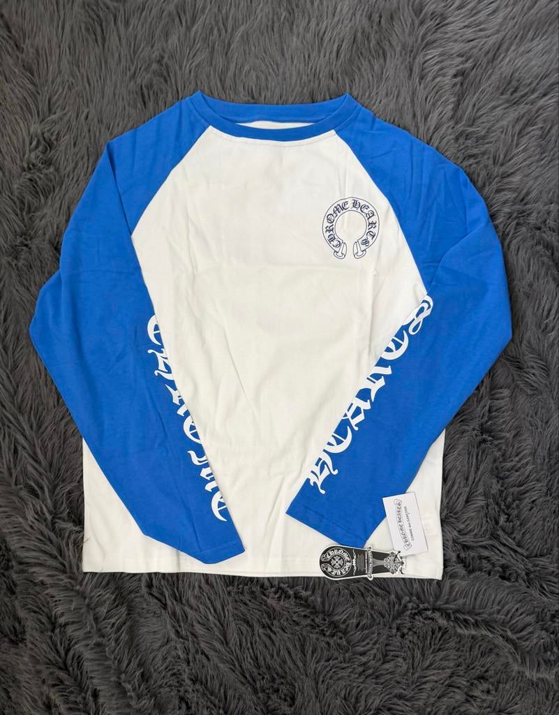 Chrome Hearts Longsleeve Maat M - Gloednieuw met prijskaartj, Kleding | Heren, Ophalen, Zo goed als nieuw, Maat 48/50 (M), Blauw