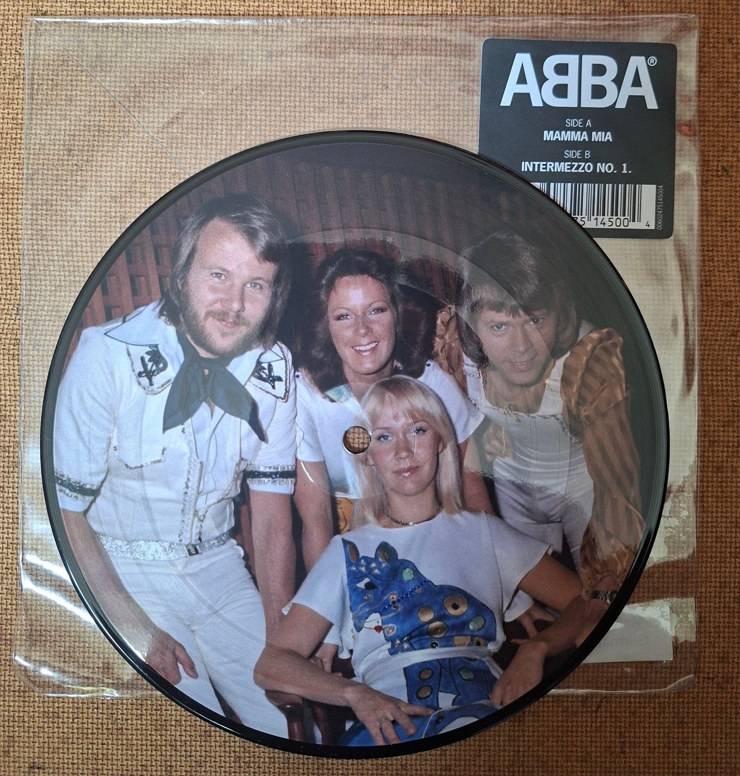 ABBA  - Picture disc - Mamma mia - TOP, Ophalen of Verzenden, Nieuw in verpakking, 7 inch, Pop