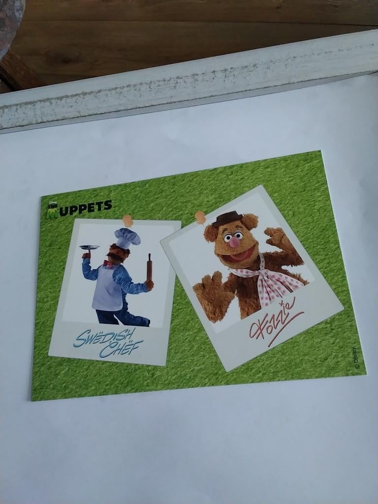 MUPPETS.  / SWEDISH CHEF.   FOZZIE, Verzamelen, Ophalen of Verzenden, Sterren en Beroemdheden