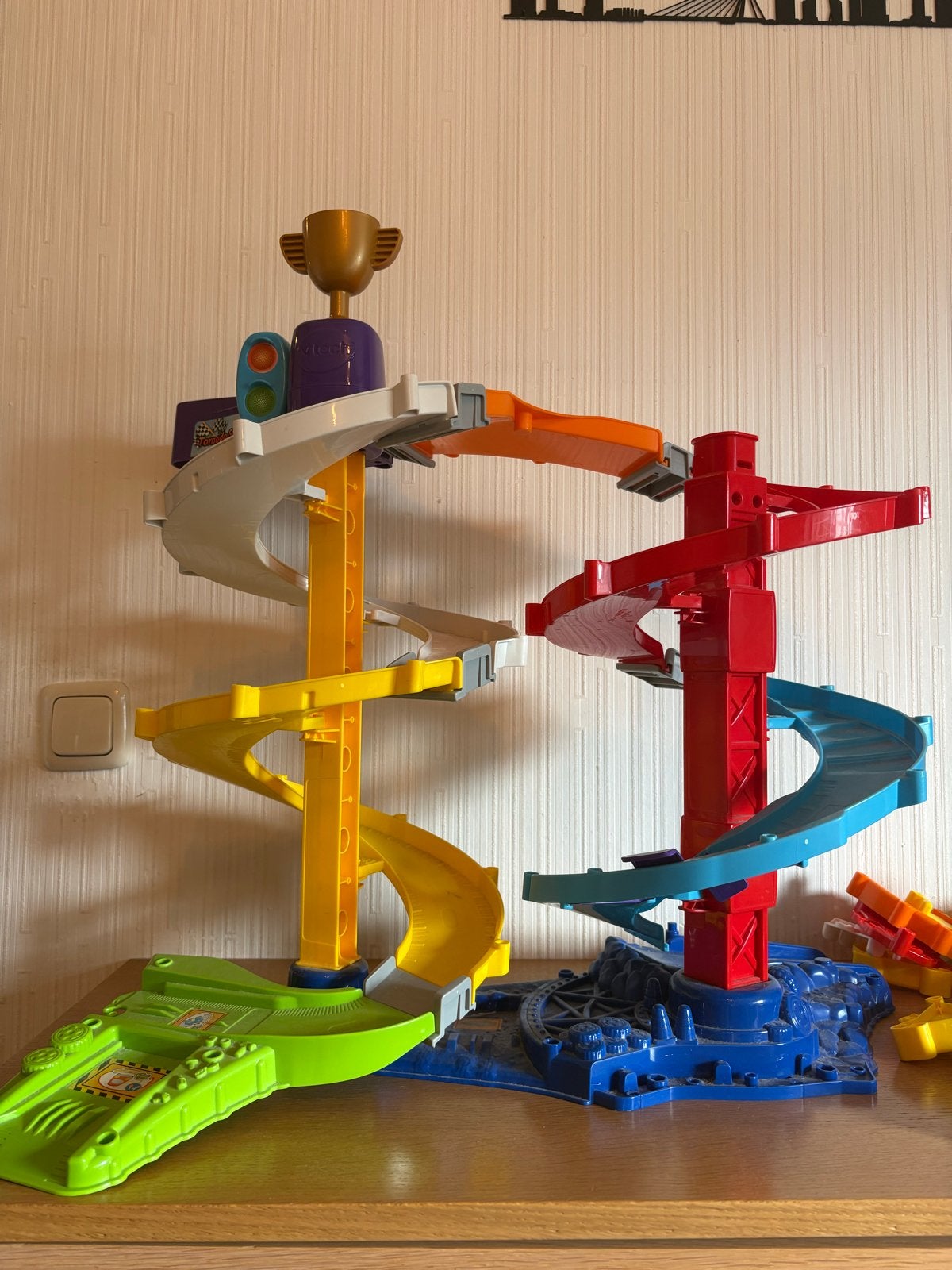 VTech Tornado Stuntpark - Racebaan, Kinderen en Baby's, Ophalen of Verzenden, Gebruikt, 2 tot 4 jaar