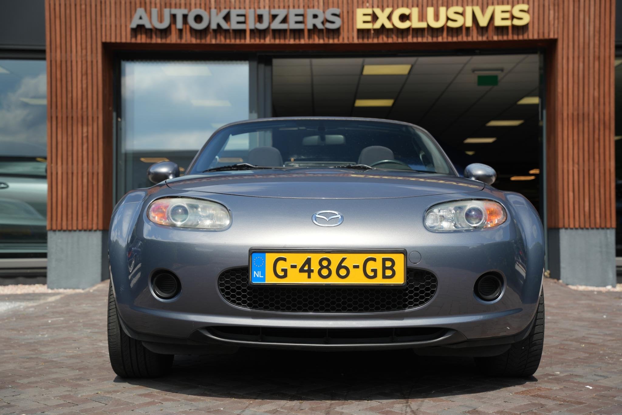 Mazda MX-5 1.8 Exclusive Airco Elektrische Ramen, Gebruikt, Zwart, 4 cilinders, Cabriolet
