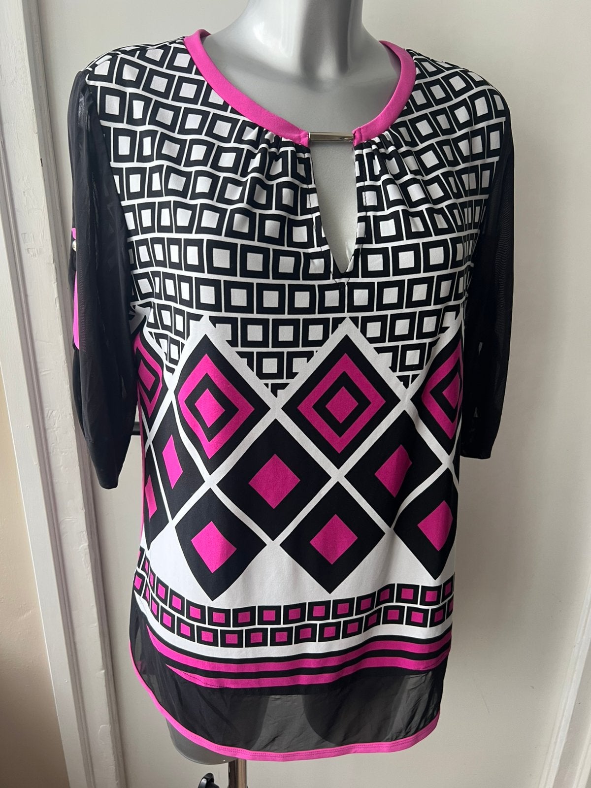 Joseph ribkoff super mooie blouse maat 42 XL, Ophalen of Verzenden, Zo goed als nieuw, Maat 42/44 (L), Meerkleurig