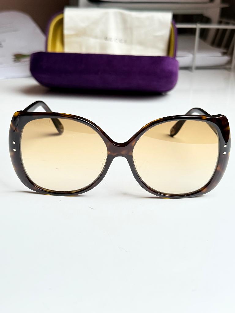 Gucci zonnebril, Overige merken, Zonnebril, Bruin, Ophalen of Verzenden