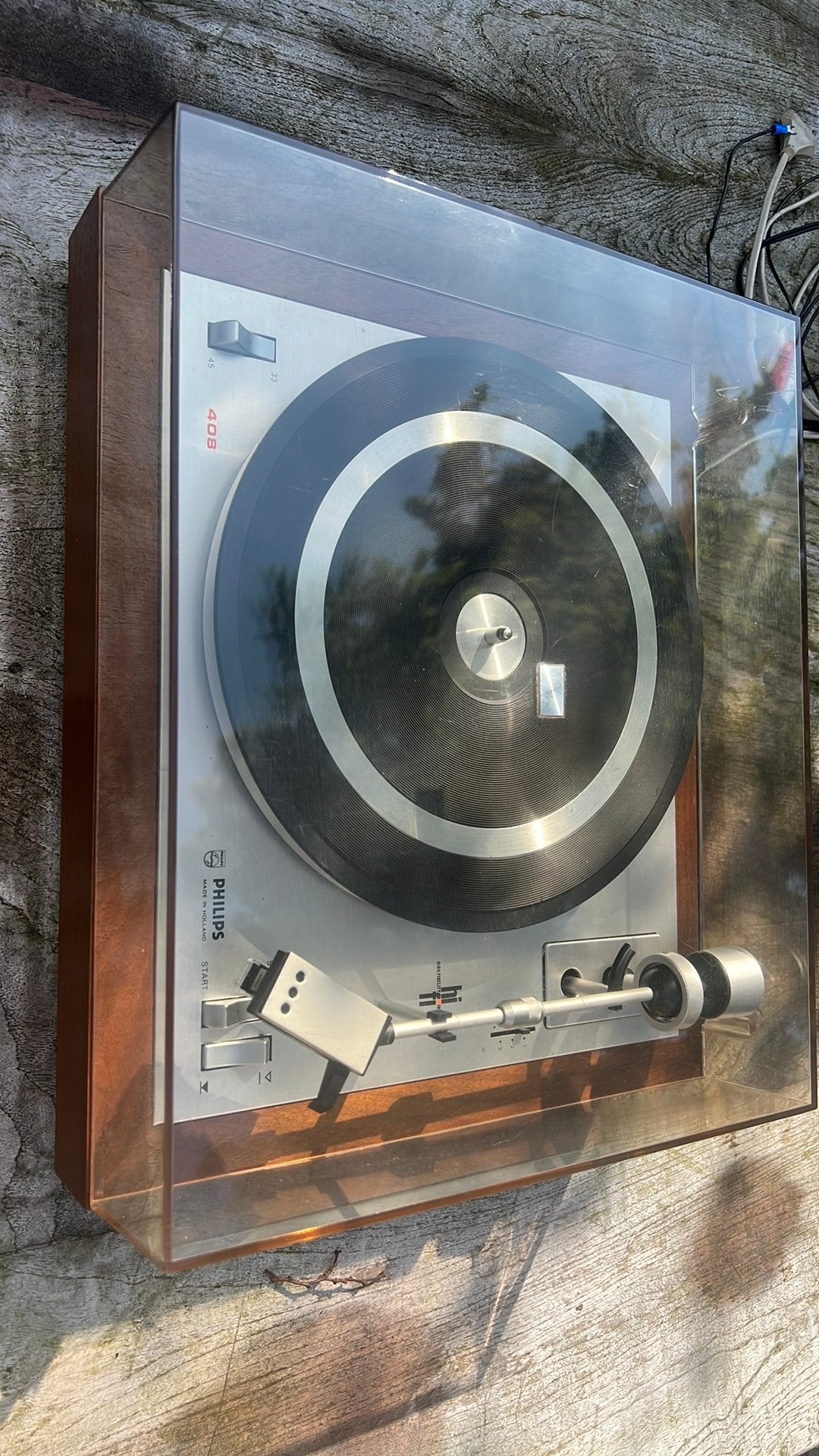 Philips 408, Ophalen, Philips, Zo goed als nieuw, Platenspeler