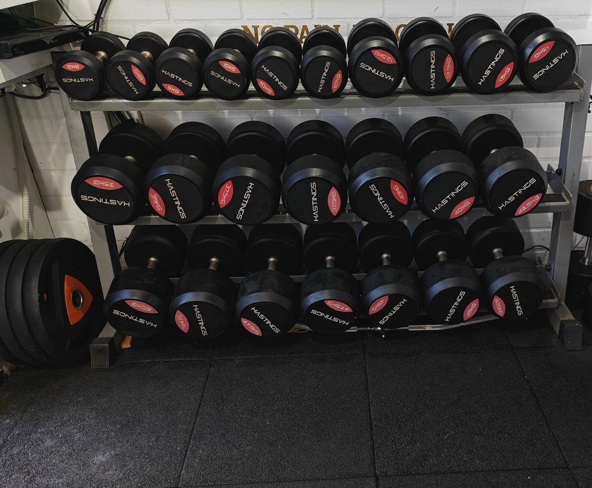 Hastings Dumbbells set 1-40 kg (excl. rek)